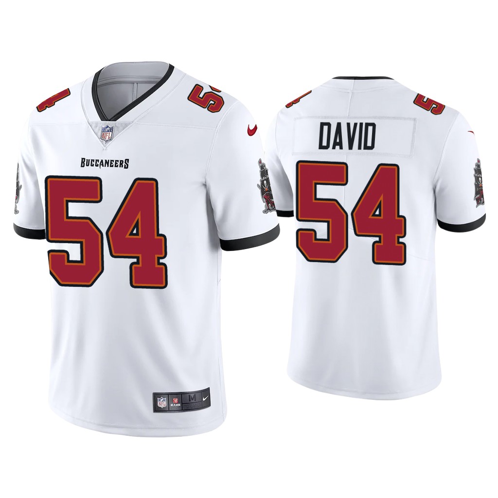 Men's Tampa Bay Buccaneers #54 Lavonte David 2020 White Vapor Untouchable Limited Stitched NFL Jersey