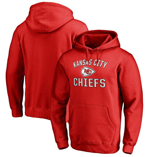Men's Kansas City Chiefs NFL Red Pro Line by Fanatics Branded Big & Tall Victory Arch Pullover Hoodie