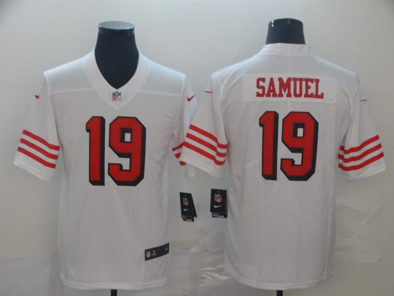 Men's San Francisco 49ers #19 Deebo Samuel White Color Rush Limited Stitched NFL Jersey