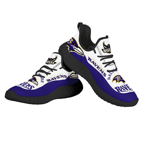 Men's NFL Baltimore Ravens Lightweight Running Shoes 004