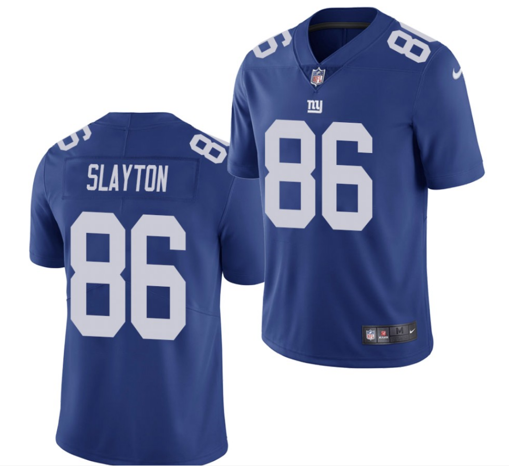 Men's New York Giants #86 Darius Slayton Royal Limited Stitched NFL Jersey