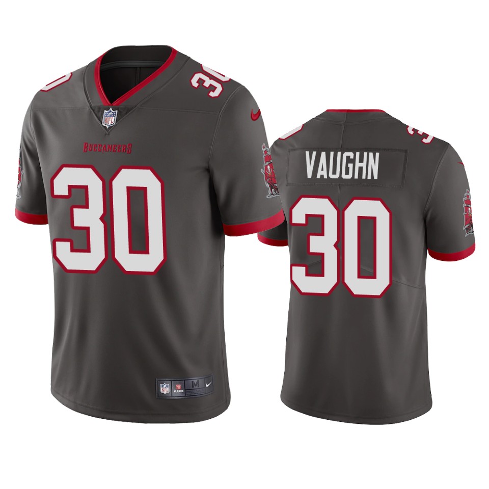 Men's Tampa Bay Buccaneers #30 Ke'Shawn Vaughn New Grey Vapor Untouchable Limited Stitched Jersey