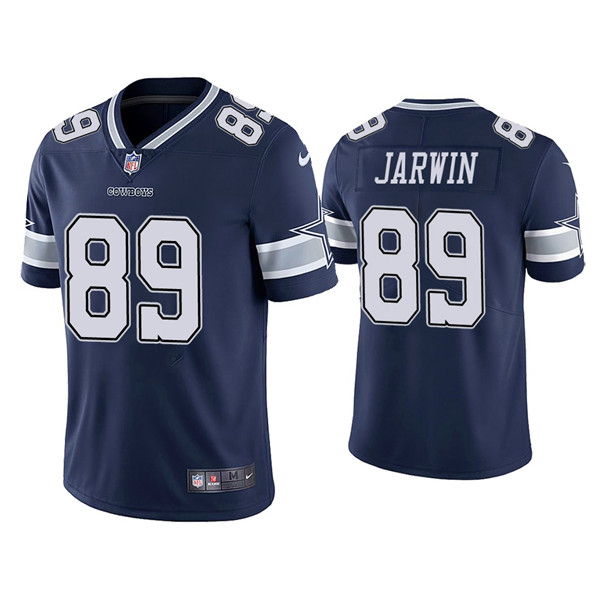 Men's Dallas Cowboys #89 Blake Jarwin Navy Vapor Limited Stitched Jersey