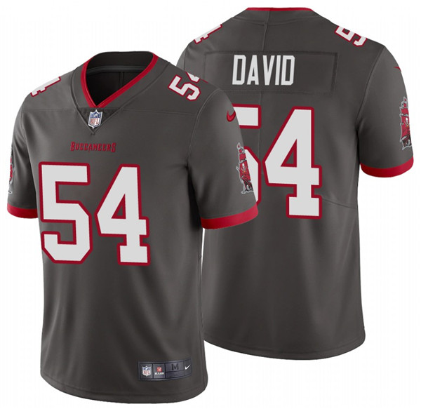 Men's Tampa Bay Buccaneers #54 Lavonte David 2020 Grey Vapor Untouchable Limited Stitched NFL Jersey