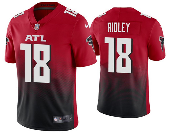 Men's Atlanta Falcons #18 Calvin Ridley 2020 Red Vapor Untouchable Limited Stitched NFL Jersey