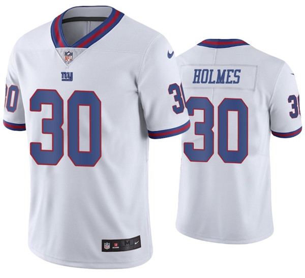 Men's New York Giants #30 Darnay Holmes 2020 White Color Rush Stitched Jersey