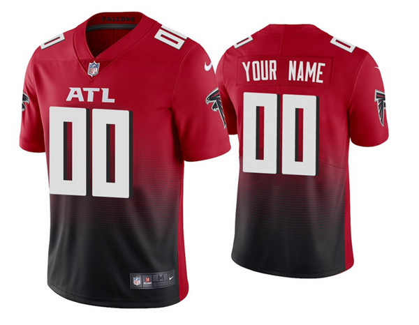 Men's Atlanta Falcons 2020 Red Active Player Custom Limited Stitched NFL Jersey (Check description if you want Women or Youth size)