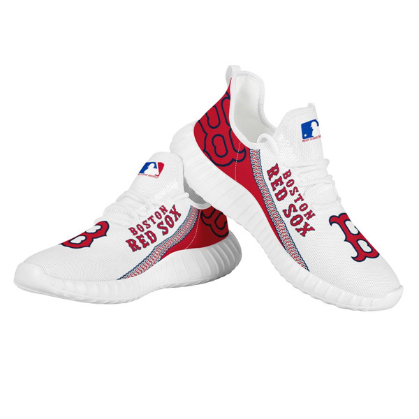 Women's MLB Boston Red Sox Lightweight Running Shoes 002
