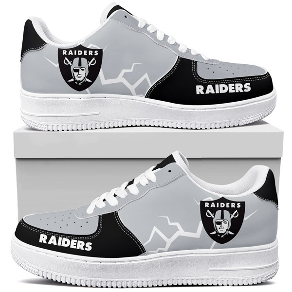 Men's Las Vegas Raiders Air Force 1 Sneakers 001