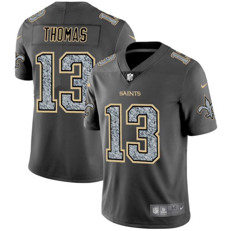 Men's New Orleans Saints #13 Michael Thomas 2019 Gray Fashion Static Limited Stitched NFL Jersey