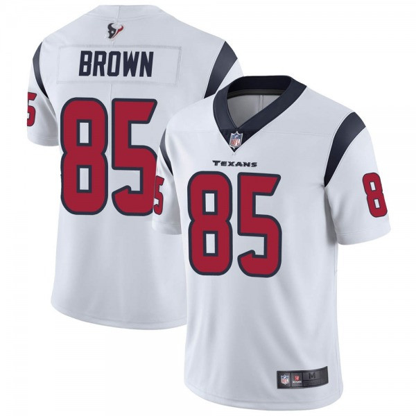 Men's Houston Texans #85 Pharaoh Brown New White Vapor Untouchable Limited Stitched NFL Jersey