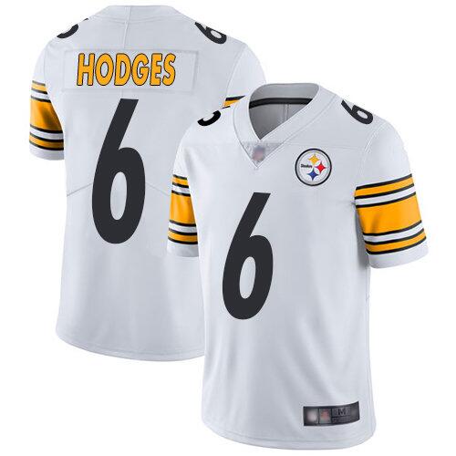 Men's Pittsburgh Steelers #6 Devlin Hodges White Vapor Untouchable Limited Stitched NFL Jersey
