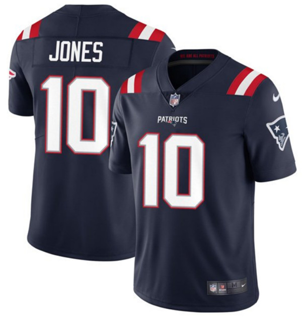 Men's New England Patriots #10 Mac Jones Navy 2021 Vapor ...