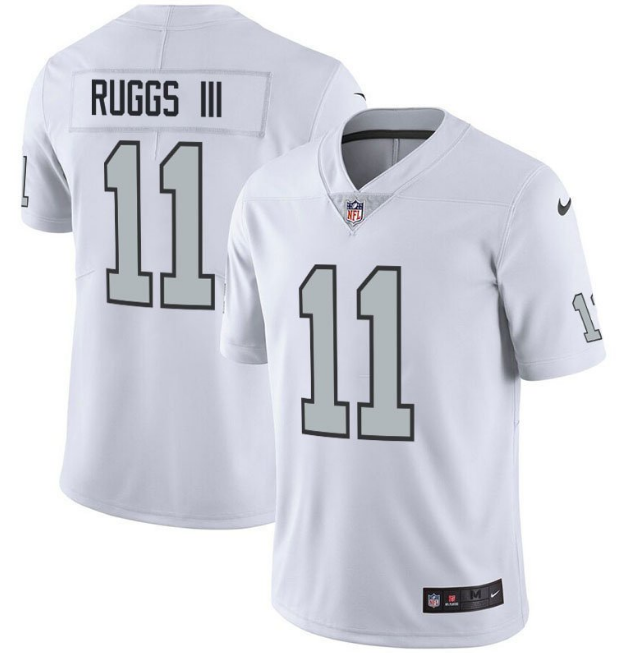 Men's Oakland Raiders #11 Henry Ruggs III 2020 White Color Rush Limited Stitched Jersey