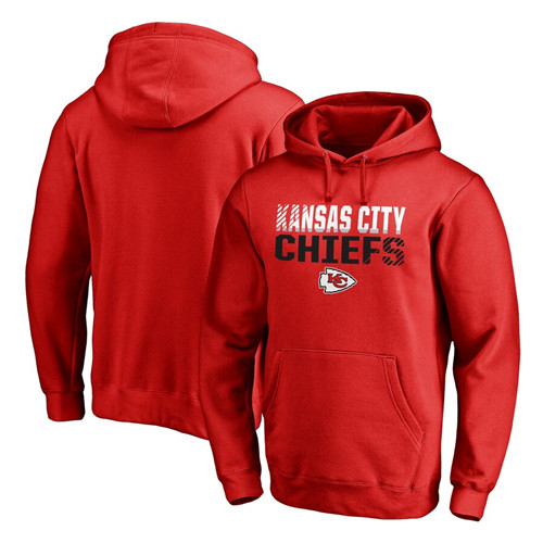 Men's Kansas City Chiefs NFL Red Pro Line by Fanatics Branded Iconic Collection Fade Out Pullover Hoodie