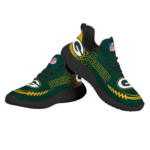 Men's NFL Green Bay Packers Lightweight Running Shoes 002