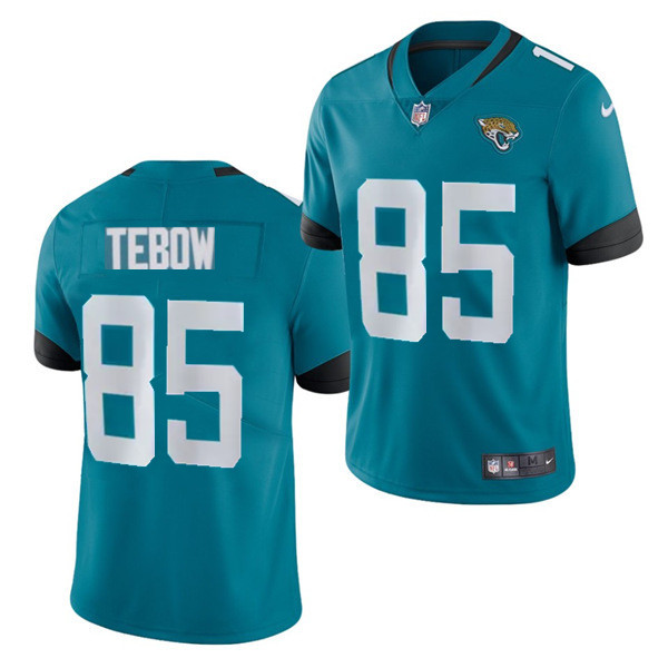 Men's Jacksonville Jaguars #85 Tim Tebow 2021 Teal Vapor Untouchable Limited Stitched NFL Jersey