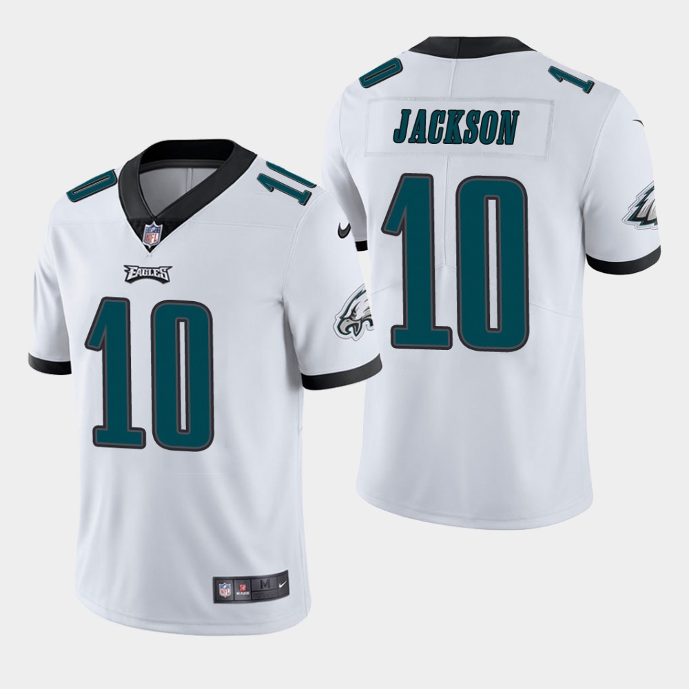 Men's Eagles #10 DeSean Jackson White Vapor Untouchable Limited Stitched NFL Jersey