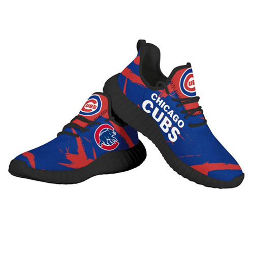 Women's MLB Chicago Cubs Lightweight Running Shoes 003