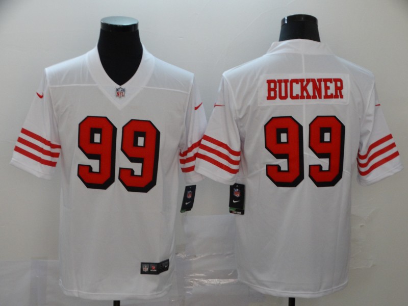 Men's San Francisco 49ers #99 DeForest Buckner White Color Rush Limited Stitched NFL Jersey