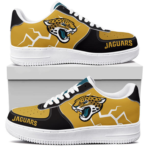 Men's Jacksonville Jaguars Air Force 1 Sneakers 001