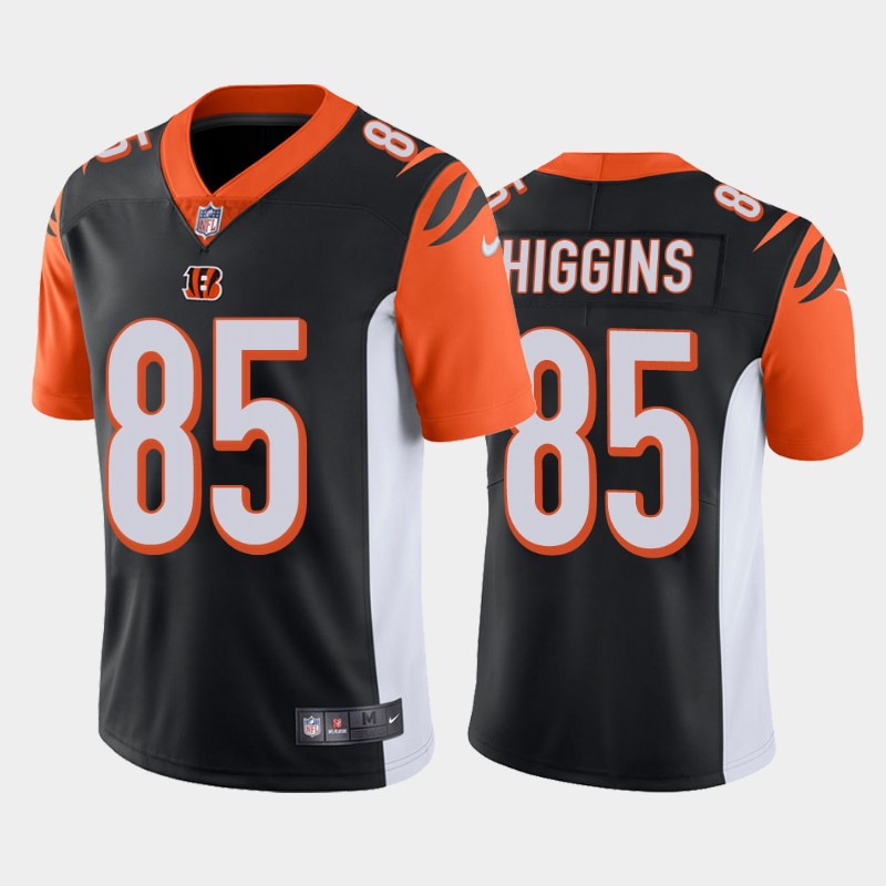 Men's Cincinnati Bengals #85 Tee Higgins Black Vapor Untouchable Limited Stitched NFL Jersey