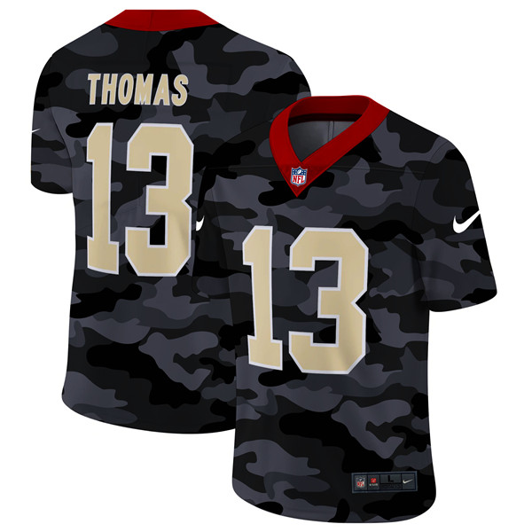 Men's New Orleans Saints #13 Michael Thomas 2020 Camo Limited Stitched NFL Jersey
