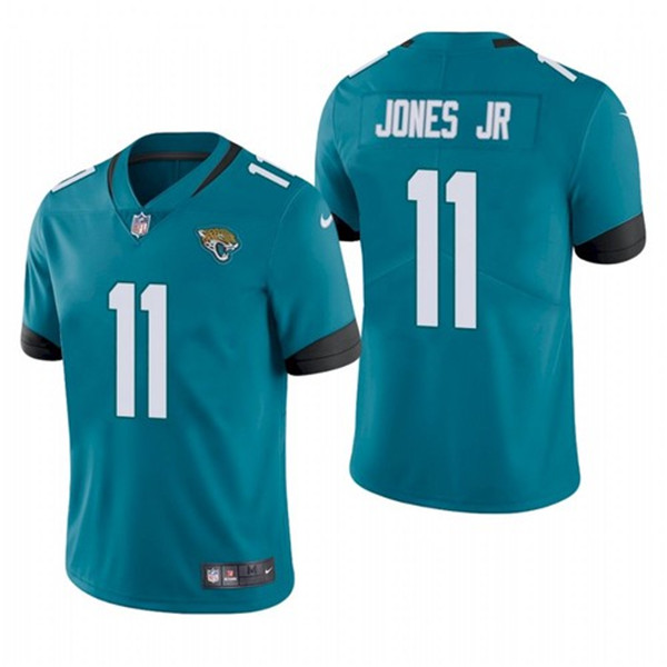 Men's Jacksonville Jaguars #11 Marvin Jones Jr. 2021 Teal Vapor Untouchable Limited Stitched Jersey