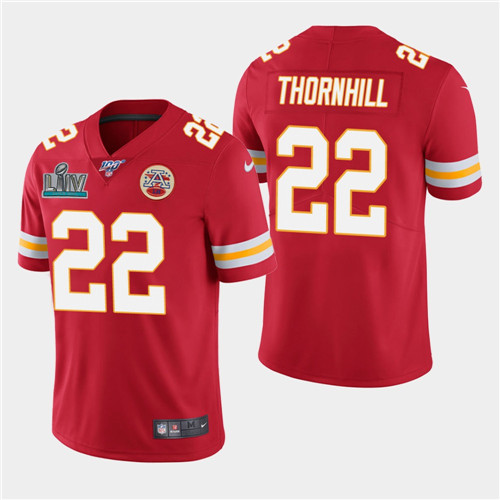 Men's Chiefs #22 Juan Thornhill Red Super Bowl LIV Vapor Untouchable Limited Stitched NFL Jersey