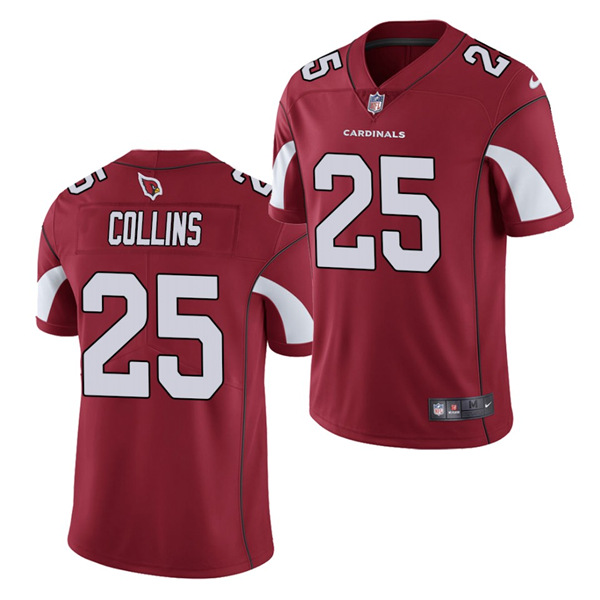 Men's Arizona Cardinals #25 Zaven Collins 2021 Draft Red Vapor Untouchable Limited Stitched NFL Jersey (Check description if you want Women or Youth size)