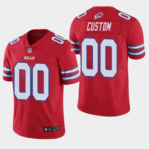 Men's Buffalo Bills ACTIVE PLAYER Custom Red Limited Stitched NFL Jersey (Check description if you want Women or Youth size)