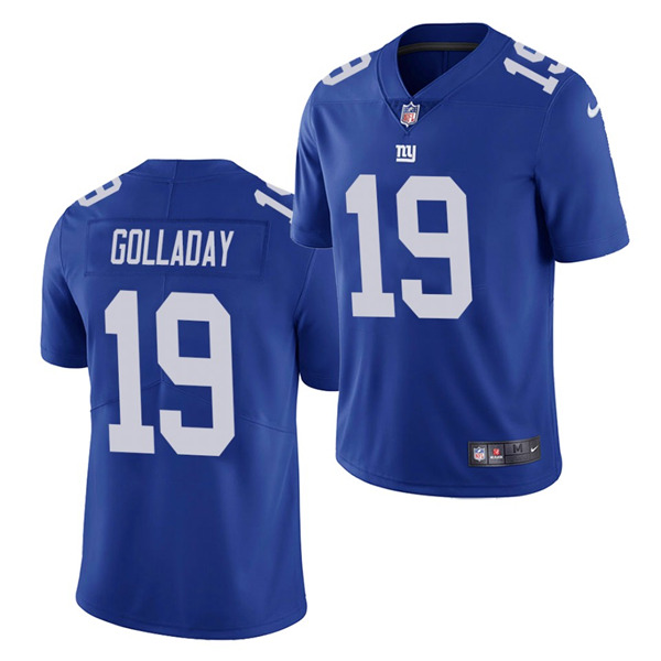 Men's New York Giants #19 Kenny Golladay Royal Blue Vapor Untouchable Limited NFL Stitched Jersey (Check description if you want Women or Youth size)