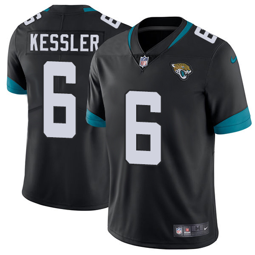 Men's Jacksonville Jaguars #6 Cody Kessler Black Vapor Untouchable Limited Stitched NFL Jersey