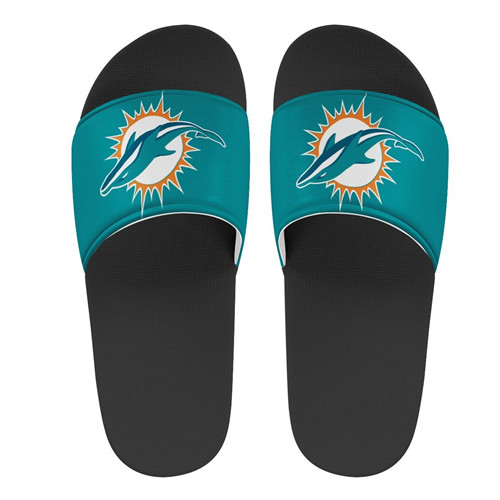Youth Miami Dolphins Flip Flops 001