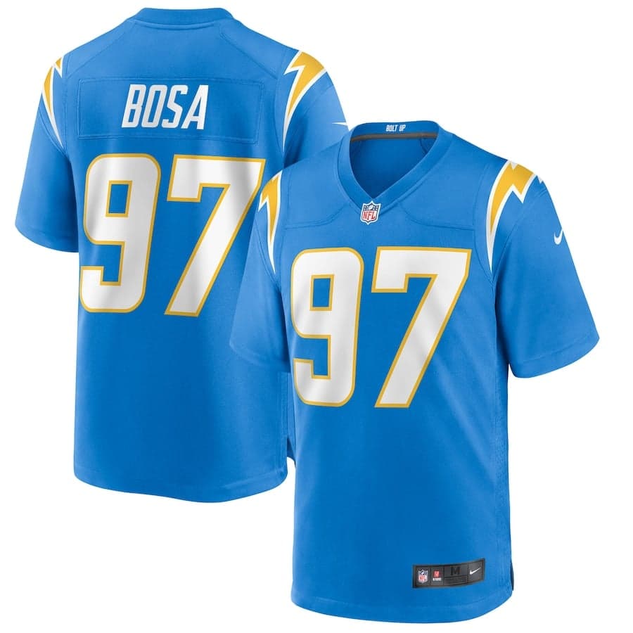 Men's Los Angeles Chargers #97 Joey Bosa 2020 Blue Stitched NFL Jersey