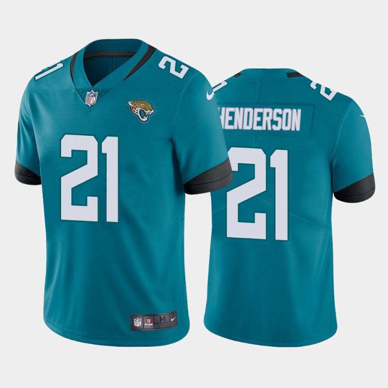 Men's Jacksonville Jaguars #21 C.J. Henderson 2020 Teal Vapor Limited Stitched NFL Jersey