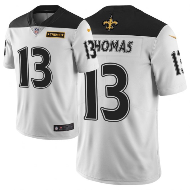 Men's New Orleans Saints #13 Michael Thomas White 2019 City Edition Limited Stitched NFL Jersey