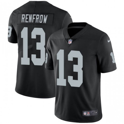 Men's Oakland Raiders #13 Hunter Renfrow Black Vapor Untouchable Limited Stitched NFL Jersey