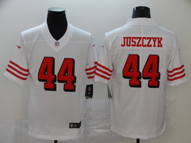 Men's San Francisco 49ers #44 Kyle Juszczyk White New Vapor Untouchable Limited Stitched NFL Jersey
