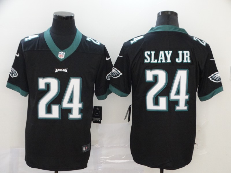Men's Philadelphia Eagles #24 Darius Slay JR Black Vapor Untouchable Limited Stitched NFL Jersey