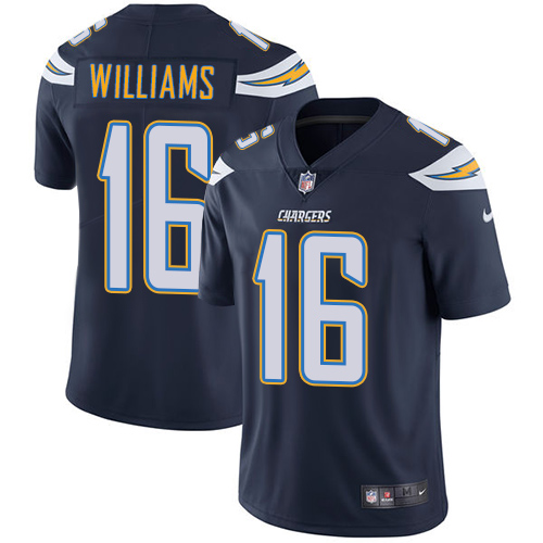 Men's Los Angeles Chargers #16 Tyrell Williams Navy Blue Vapor Untouchable Limited Stitched NFL Jersey