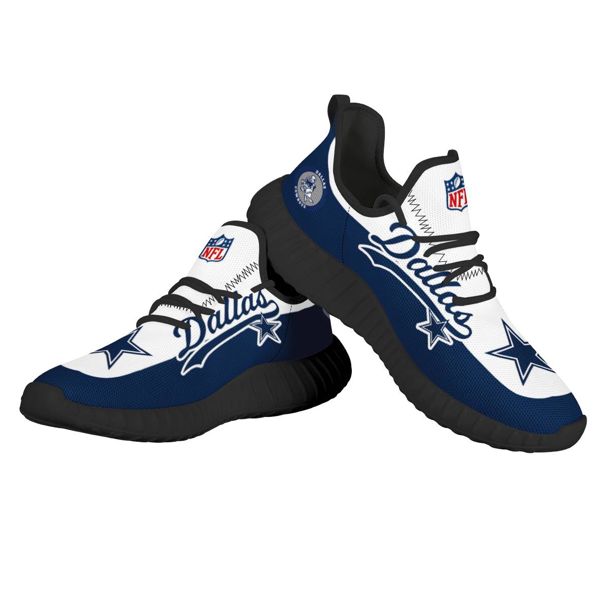 Women's NFL Dallas Cowboys Lightweight Running Shoes 007
