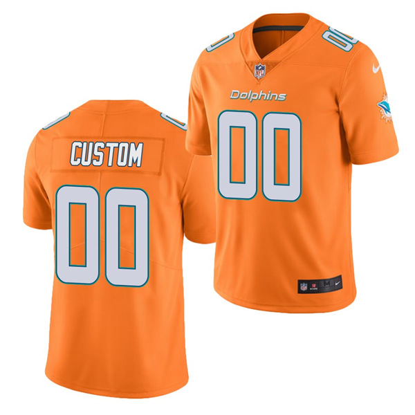 Men's Dolphins Active Players Orange Vapor Untouchable Limited Stitched NFL Jersey (Check description if you want Women or Youth size)