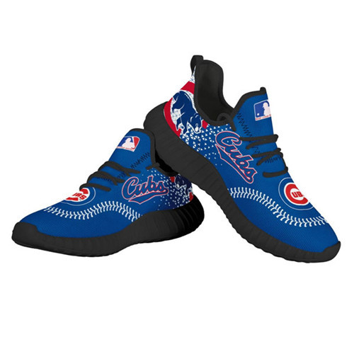Women's MLB Chicago Cubs Lightweight Running Shoes 004