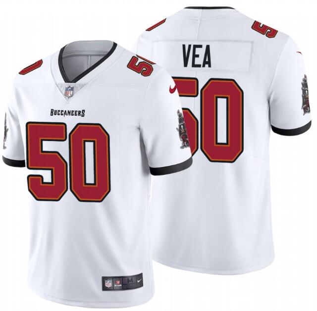 Men's Tampa Bay Buccaneers #50 Vita Vea 2020 White Vapor Untouchable Limited Stitched NFL Jersey