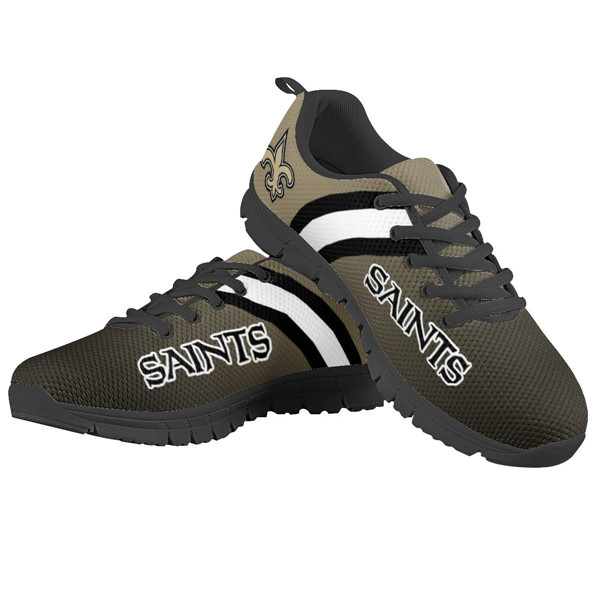 Men's NFL New Orleans Saints Lightweight Running Shoes 013