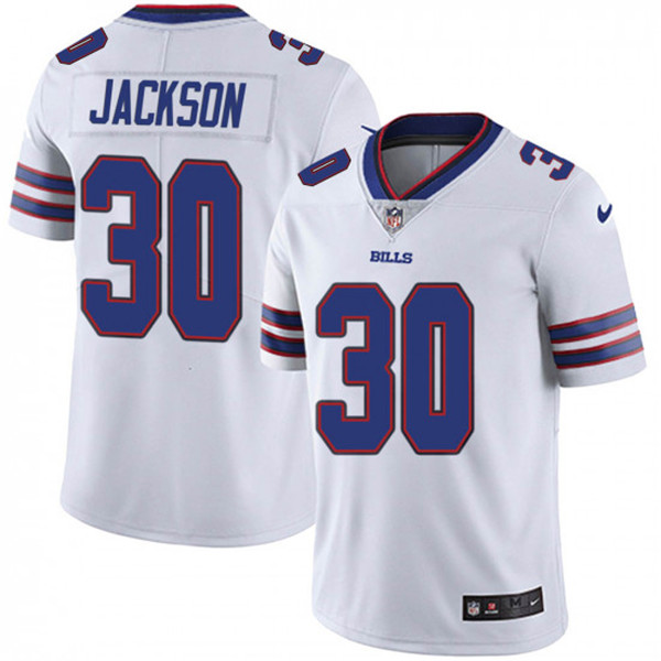 Men's Buffalo Bills #30 Dane Jackson White Vapor Untouchable Limited Stitched Jersey