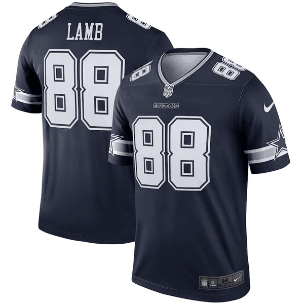 Men's Dallas Cowboys #88 CeeDee Lamb 2020 Black Legend Limited Stitched NFL Jersey