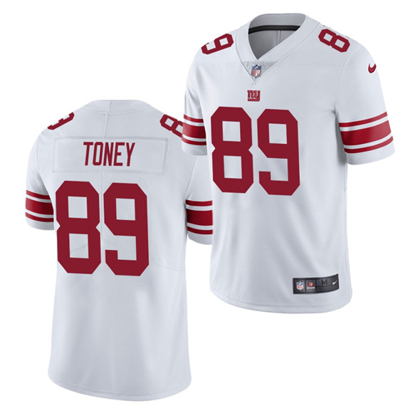 Men's New York Giants #89 Kadarius Toney White Vapor Untouchable Limited Stitched Jersey
