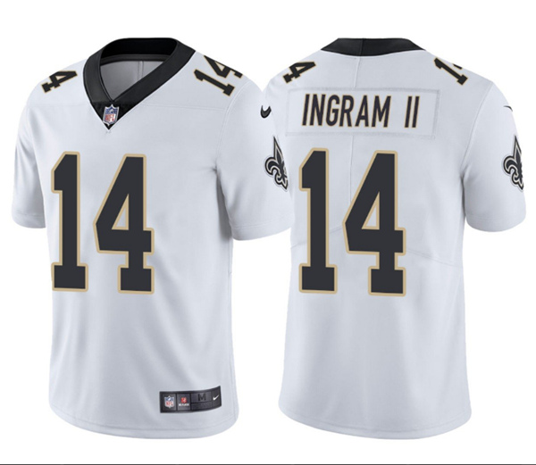 Men's New Orleans Saints #14 Mark Ingram II White Stitched Football Jersey
